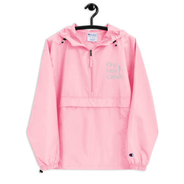 One Holy Catholic Pink Packable Jacket