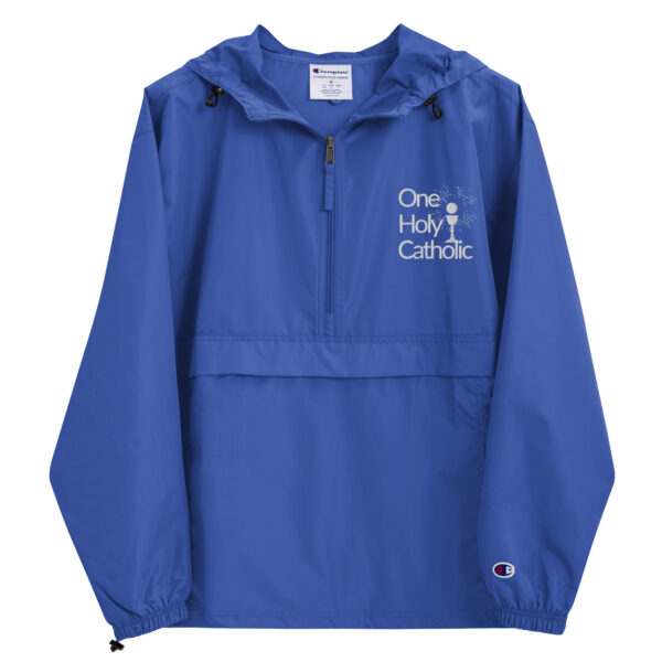 One Holy Catholic Blue Packable Jacket - Image 5